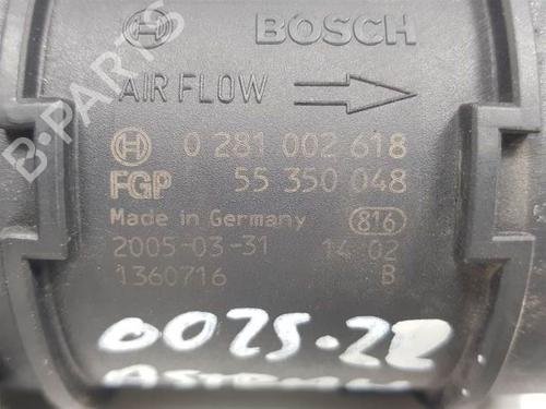 Mass air flow sensor OPEL ASTRA H (A04) 1.7 CDTI (L48) | BP8907546M95 