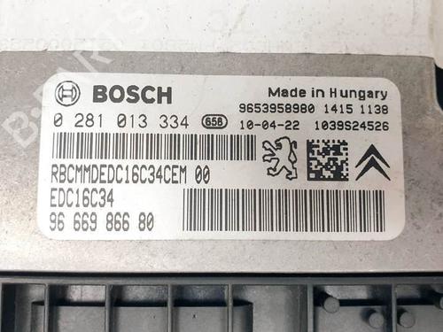 Engine control unit (ECU) PEUGEOT 5008 (0U_, 0E_) 1.6 HDi | BP25286144M57 