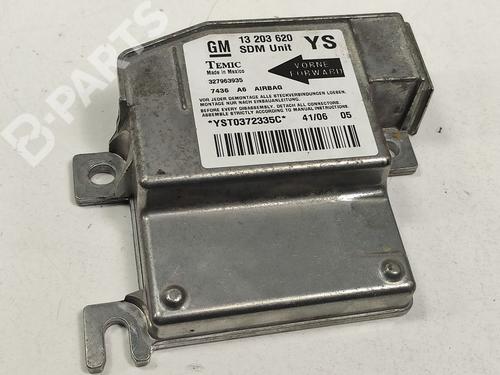 Used ECU airbags ECU airbags OPEL MERIVA A MPV (X03) 1.3 CDTI (E75) (75 hp) 9369869 9369869