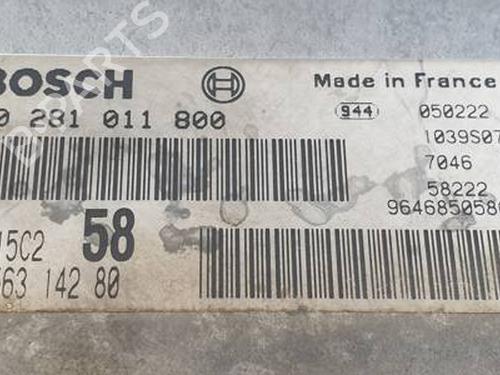 Engine control unit (ECU) FIAT ULYSSE (179_) 2.0 JTD | BP31033788M57