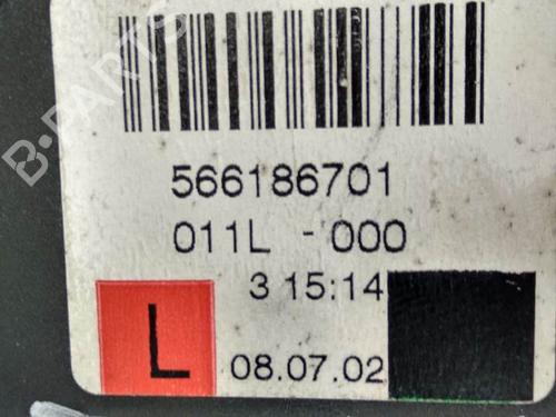 Front left seatbelt MERCEDES-BENZ SLK (R170) 200 Kompressor (170.444) | BP8731449I26 