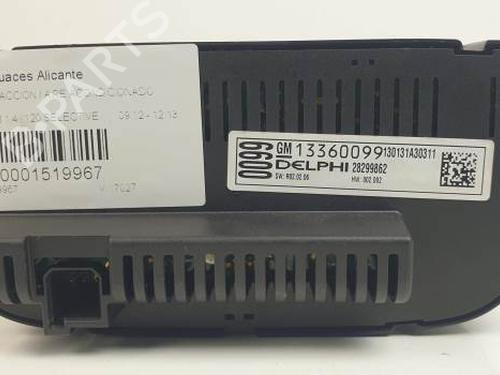 Climate control OPEL MERIVA B MPV (S10) 1.4 (75) | BP24984225I5 