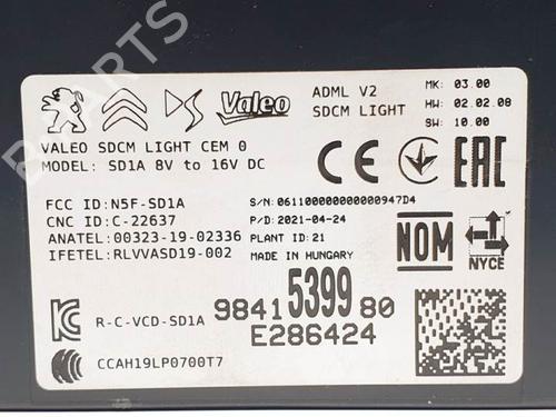 Electronic module CITROËN C4 III (BA_, BB_, BC_) 1.2 PureTech 130 (BAHNSA, BAHNSB) | BP16840940M83 