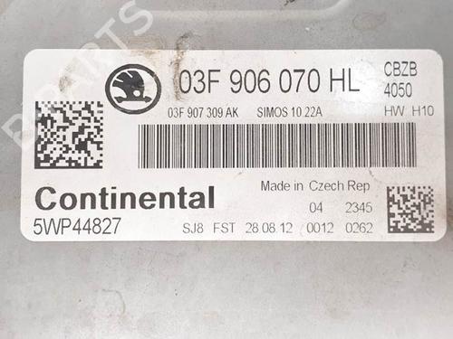 Engine control unit (ECU) SKODA FABIA II (542) 1.2 TSI | BP16218096M57 