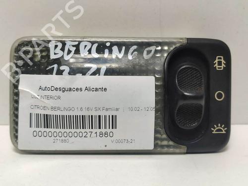 Innerbelysning Innerbelysning CITROËN BERLINGO / BERLINGO FIRST Box Body/MPV (M_) 1.6 16V (MBNFU) (109 hp) 9116853 9116853
