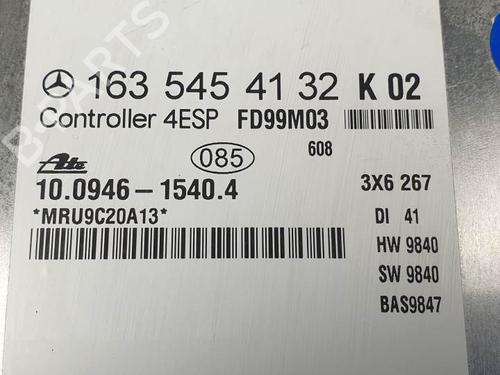 Control unit MERCEDES-BENZ M-CLASS (W163) ML 320 (163.154) | BP24500089M11 