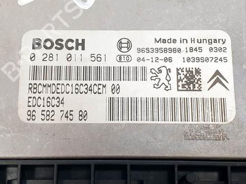 Engine control unit (ECU) CITROËN C5 II (RC_) 1.6 HDi (RC8HZB) | BP25295725M57 - Image 4