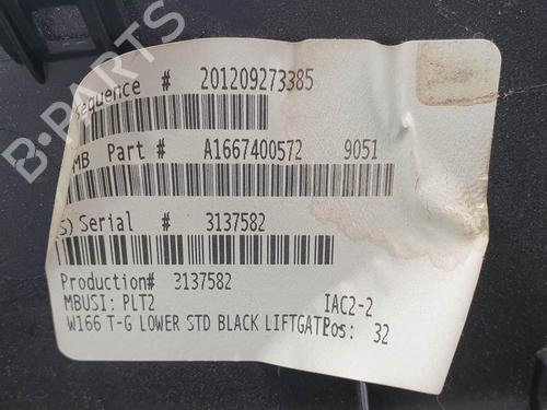 Boot lining MERCEDES-BENZ M-CLASS (W166) ML 350 BlueTEC 4-matic (166.024, 166.023) | BP24929447I3 - Image 2