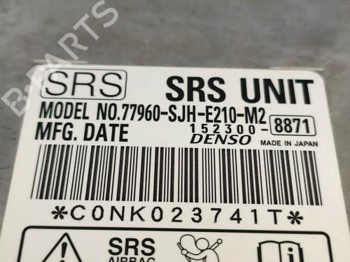Airbag styreenhed HONDA FR-V (BE) 2.2 i CTDi (BE5) | BP9663560M53 