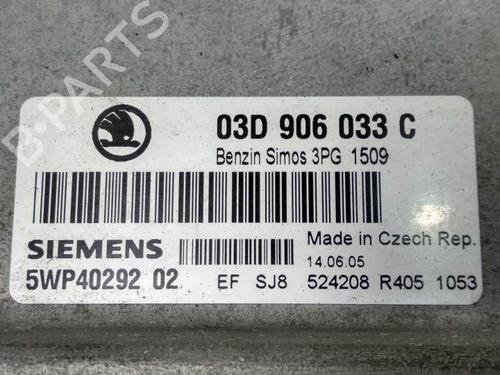 Engine control unit (ECU) SKODA FABIA I (6Y2) 1.2 | BP8592480M57 