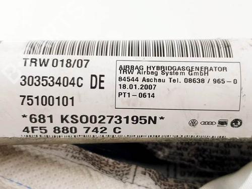 Høyre gardin kollisjonspute AUDI A6 C6 (4F2) 2.0 TDI | BP17637070C12 