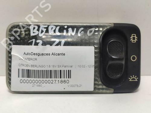 Innerbelysning CITROËN BERLINGO / BERLINGO FIRST Box Body/MPV (M_) 1.6 16V (MBNFU) (109 hp) 9116853