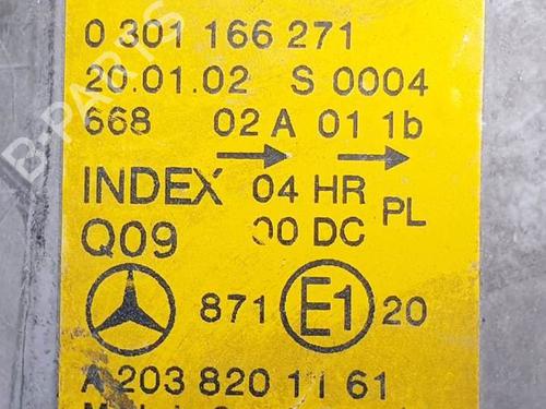 Left headlight MERCEDES-BENZ C-CLASS T-Model (S203) C 270 CDI (203.216) | BP18653078C28 