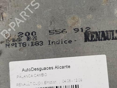 Gear lever RENAULT CLIO III (BR0/1, CR0/1) 1.2 16V Hi-Flex (BR1U, CR1U) | BP12376605M90 