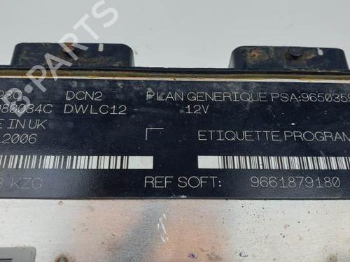 Engine control unit (ECU) CITROËN BERLINGO / BERLINGO FIRST MPV (MF_, GJK_, GFK_) 1.9 D (MFWJZ) | BP28061851M57 
