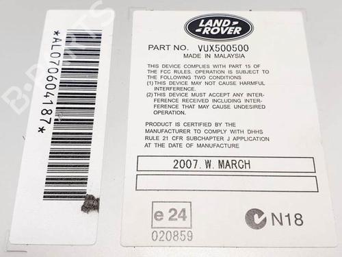Radio LAND ROVER RANGE ROVER SPORT I (L320) 2.7 D 4x4 | BP17167112E6 
