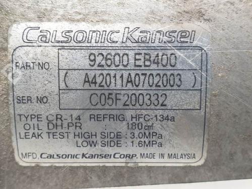AC compressor NISSAN NAVARA NP300 (D40) 2.5 dCi | BP11271690M34 