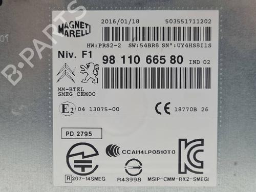 Radio PEUGEOT 208 I (CA_, CC_) 1.2 PureTech 82 | BP29554323E6 