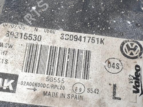 Left headlight VW PASSAT B6 (3C2) 2.0 TDI | BP39398638C28 - Image 6