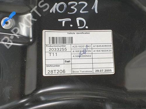 Rear right window mechanism MERCEDES-BENZ M-CLASS (W164) ML 320 CDI 4-matic (164.122) | BP10809783C25 