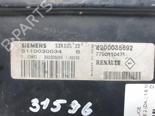 Engine control unit (ECU) RENAULT MEGANE I Coach (DA0/1_) 1.6 16V (DA0B, DA04, DA11) | BP29750949M57