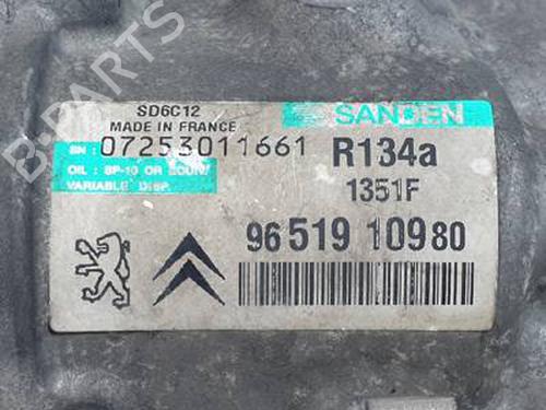 AC compressor PEUGEOT 207 (WA_, WC_) 1.6 HDi | BP30694295M34 