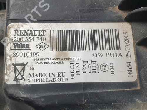 Left headlight RENAULT LAGUNA II (BG0/1_) 2.0 16V (BG1Y) | BP25138963C28 