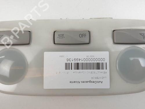 Used Interior roof light Interior roof light RENAULT SCÉNIC III (JZ0/1_) 1.5 dCi (110 hp) 22797316 22797316