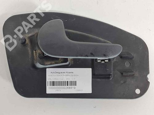 Used Rear left interior door handle Rear left interior door handle OPEL CORSA C (X01) 1.2 (F08, F68) (75 hp) 6914921 6914921