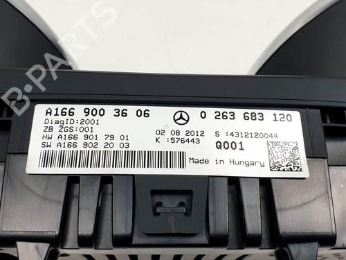 Instrument cluster MERCEDES-BENZ M-CLASS (W166) ML 350 BlueTEC 4-matic (166.024, 166.023) | BP24929360C47 - Image 4