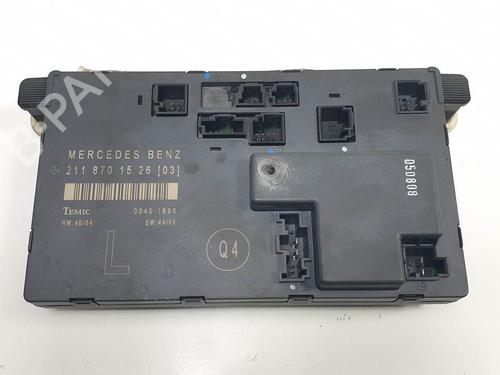 Used Comfort control module Comfort control module MERCEDES-BENZ E-CLASS (W211) E 200 Kompressor (211.042) (163 hp) 11571259 11571259