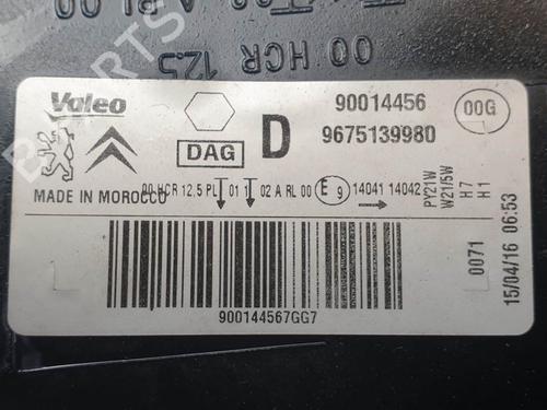 Højre forlygte CITROËN C-ELYSEE (DD_) 1.6 BlueHDi 100 | BP25145785C29  - Image 5