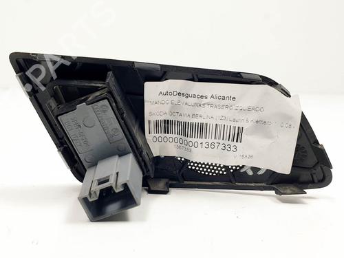 Left rear window switch SKODA OCTAVIA II (1Z3) 2.0 TDI 16V | BP25143801I29  - Image 6