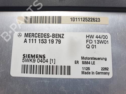 Motorstyringsenhet MERCEDES-BENZ C-CLASS (W203) C 230 Kompressor (203.040) | BP29581612M57 