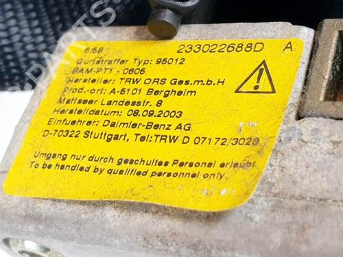 Front right seatbelt MERCEDES-BENZ C-CLASS (W203) C 200 CDI (203.007) | BP15279670I25 