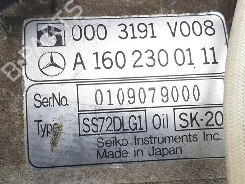 AC compressor SMART CABRIO (450) 0.6 (S1OLA1, 450.441, 450.442, 450.443) | BP25611659M34 - Image 2