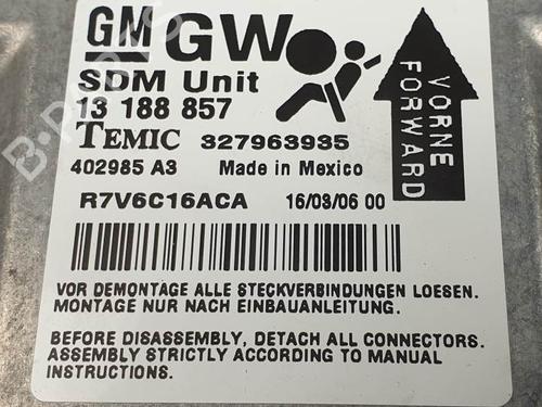 Kollisjonspute styreenhet OPEL ASTRA H (A04) 1.7 CDTI (L48) | BP28178422M53 