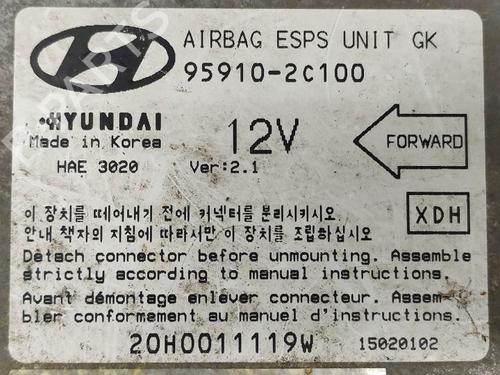 ECU airbags HYUNDAI COUPE II (GK) 1.6 16V | BP9256411M53 