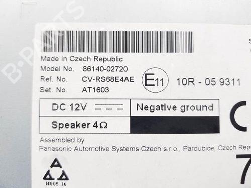 Display monitor TOYOTA COROLLA Hatchback (_E21_, _EA1_, _EH1_) 1.8 Hybrid (ZWE211) | BP25403733C48 