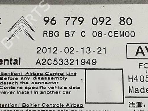 ECU airbags CITROËN C4 II (NC_) 1.6 HDi 90 | BP30959044M53 