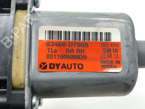 Right rear window motor HYUNDAI TUCSON (TL, TLE) 1.7 CRDi | BP25707151E22 