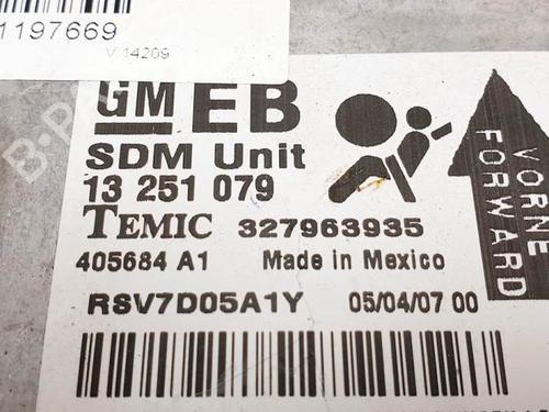ECU airbags OPEL ASTRA H GTC (A04) 1.6 (L08) | BP17724459M53 