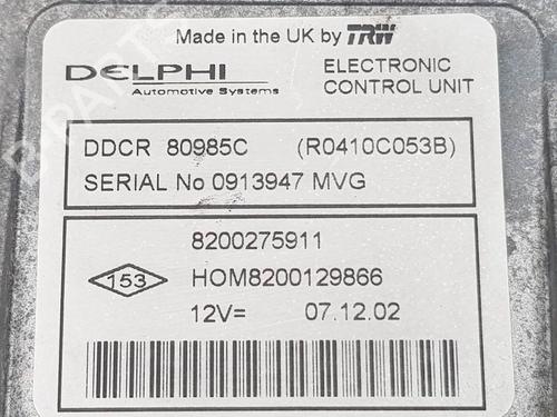 Engine control unit (ECU) NISSAN ALMERA II Hatchback (N16) 1.5 dCi | BP25139402M57 - Image 2