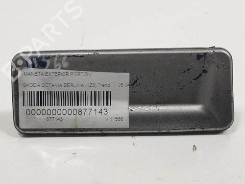 Used Tailgate handle SKODA OCTAVIA II (1Z3) 1.9 TDI (105 hp) 13040588