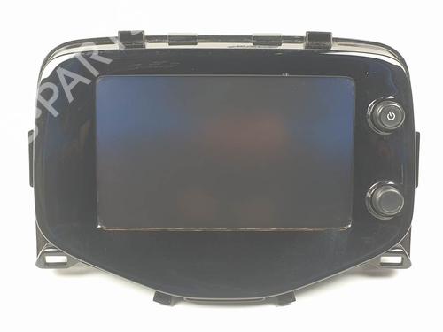 Used Radio Radio CITROËN C1 II (PA_, PS_) 1.2 VTi 82 (82 hp) 24516131 24516131