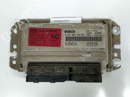 engine-control-unit-ecu-kia-shuma-ii-fb-16-0261207734-1038301096-k2nc18881a-2001-2002-2003-2004-2005-2006-2007-8047464 main image