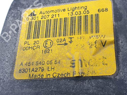 Left headlight SMART FORFOUR (454) 1.5 CDI (454.001) | BP24350518C28 