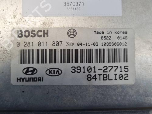 Engine control unit (ECU) HYUNDAI GETZ (TB) 1.5 CRDi | BP36692342M57 - Image 4