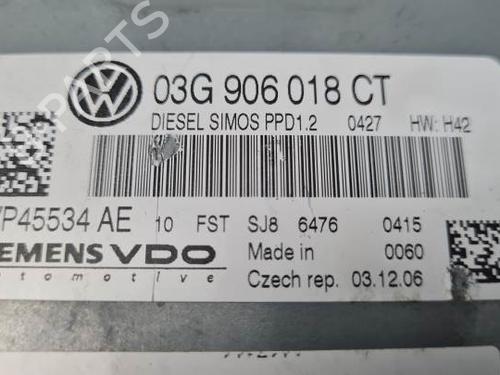 Engine control unit (ECU) VW GOLF V (1K1) 2.0 TDI | BP28178237M57