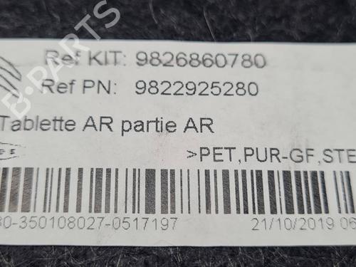 Rear parcel shelf CITROËN C5 AIRCROSS (A_) 1.6 PureTech 180 (A45GFR) | BP29298122C85 - Image 3